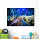 Hong Kong city night scenes Wall Mural