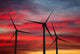 Wind Generator Turbines In Sky Wall Decal