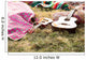 Empty campsite at music festival Wall Mural
