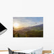 Green hills of Canterbury near Hanmer Springs, New Zealand Wall Mural