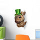 Spring Squirrel Banner Wall Decal