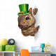 Spring Squirrel Banner Wall Decal