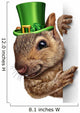 Spring Squirrel Banner Wall Decal