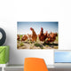 chicken on traditional free range poultry Wall Mural