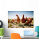chicken on traditional free range poultry Wall Mural