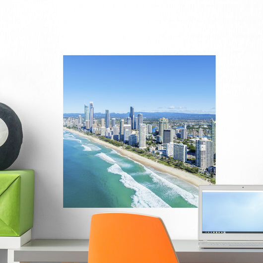 Sunny Surfers Paradise on the Gold Coast Wall Mural