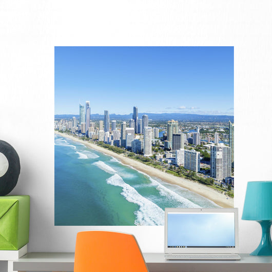 Sunny Surfers Paradise on the Gold Coast Wall Mural