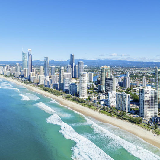 Sunny Surfers Paradise On The Gold Coast Wall Decal
