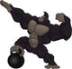 Monkey Gorilla Athlete Wall Decal