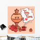 Tea Background With Samovar Wall Mural
