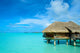 Luxury Thatched Roof Honeymoon Bungalow Wall Decal