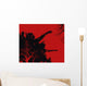 Zombies illustration Wall Mural