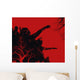 Zombies illustration Wall Mural