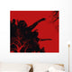 Zombies illustration Wall Mural