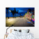 Graffiti along the Venice Beach Boardwalk at night, in Venice Be Wall Mural