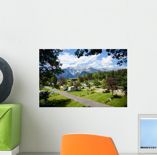 Campingplatz Wall Mural