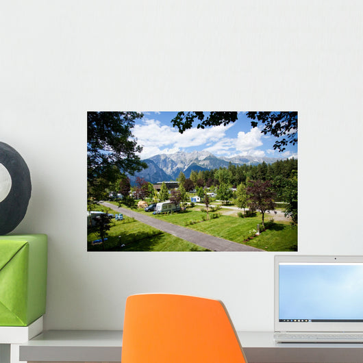 Campingplatz Wall Mural