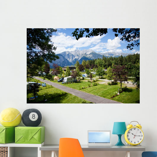 Campingplatz Wall Mural