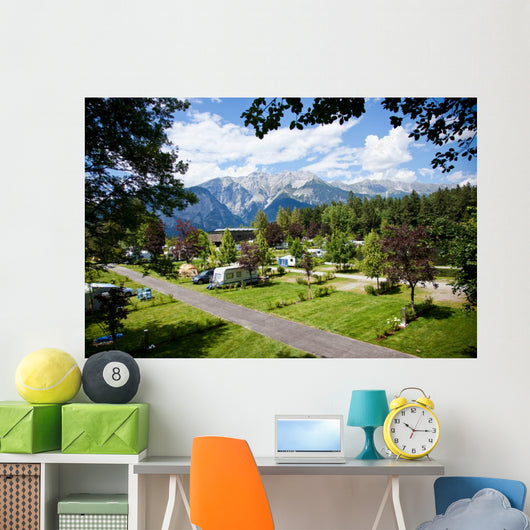 Campingplatz Wall Mural