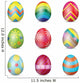 Colorful Easter Eggs Wall Decal Sticker Set