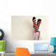 young man in pajamas relaxing Wall Decal