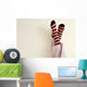 young man in pajamas relaxing Wall Decal