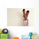young man in pajamas relaxing Wall Decal
