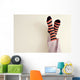 young man in pajamas relaxing Wall Decal