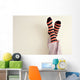 young man in pajamas relaxing Wall Decal