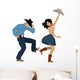 Country western dancers Wall Decal