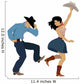 Country western dancers Wall Decal
