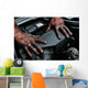 dirty, mechanic, hands, human, reparing, work Wall Mural