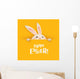 Happy Easter! Easter greeting card. Wall Mural