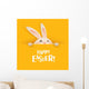 Happy Easter! Easter greeting card. Wall Mural