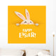 Happy Easter! Easter greeting card. Wall Mural
