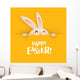 Happy Easter! Easter greeting card. Wall Mural