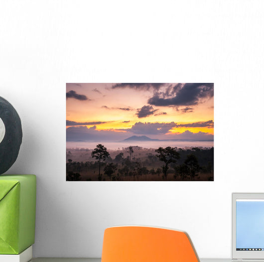 Sunrise Savanah Meadow Wall Decal