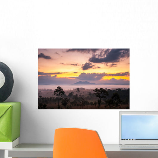 Sunrise Savanah Meadow Wall Decal