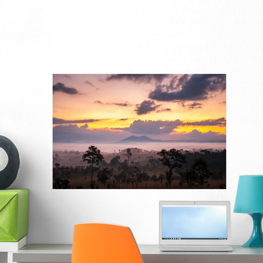 Sunrise Savanah Meadow Wall Decal