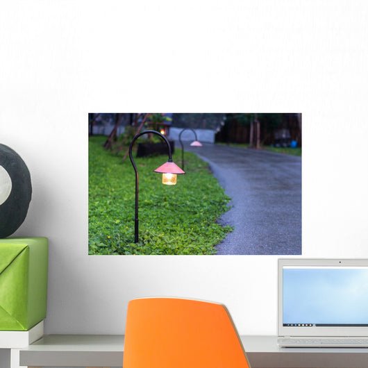 walkway lighting Wall Mural