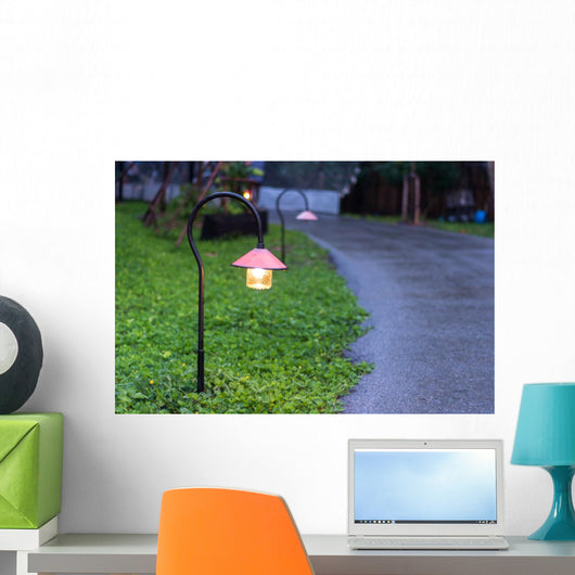 walkway lighting Wall Mural