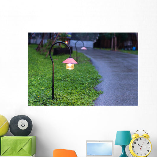 walkway lighting Wall Mural