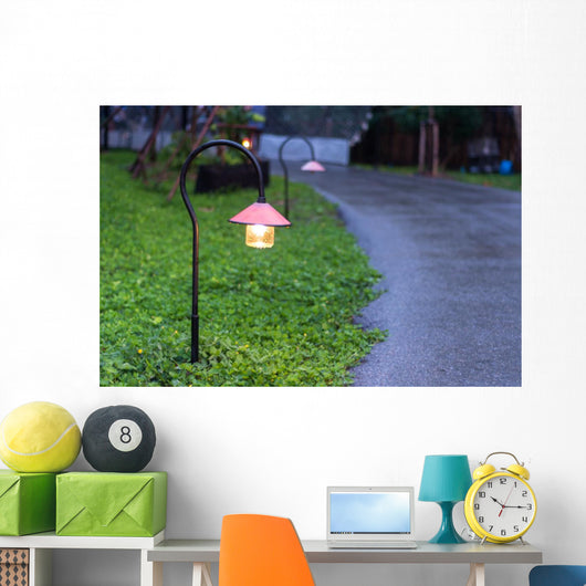 walkway lighting Wall Mural