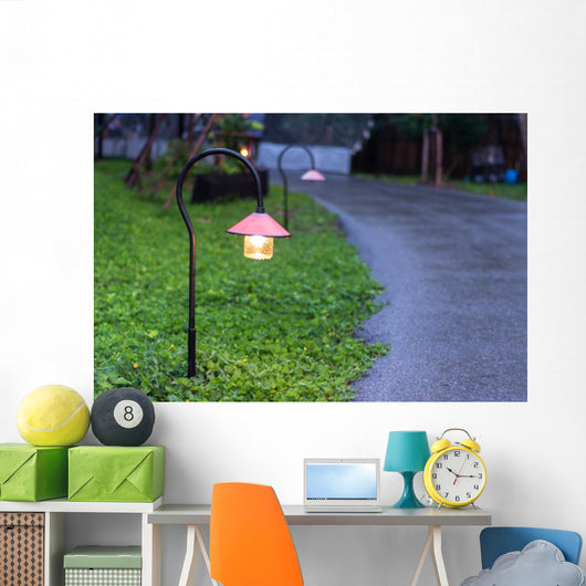walkway lighting Wall Mural