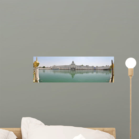 Sikh holy Golden Temple in Amritsar, Punjab, India Wall Mural