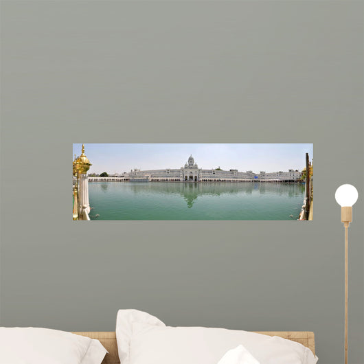 Sikh holy Golden Temple in Amritsar, Punjab, India Wall Mural