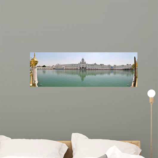 Sikh holy Golden Temple in Amritsar, Punjab, India Wall Mural