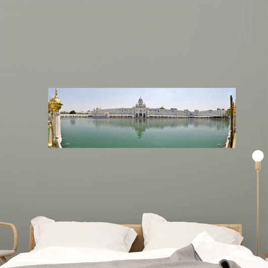 Sikh holy Golden Temple in Amritsar, Punjab, India Wall Mural
