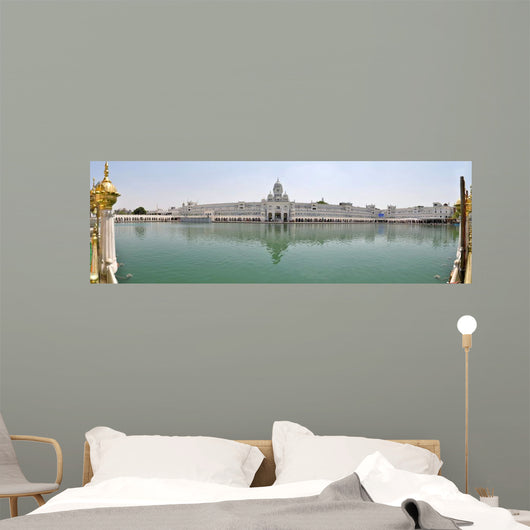 Sikh holy Golden Temple in Amritsar, Punjab, India Wall Mural
