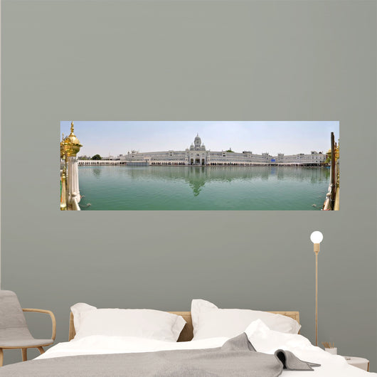 Sikh holy Golden Temple in Amritsar, Punjab, India Wall Mural